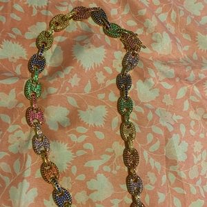 Multicolored soulja boy chain